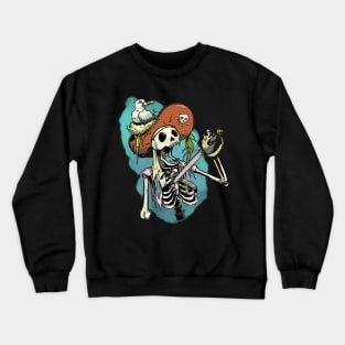 Pirate and seagull Crewneck Sweatshirt